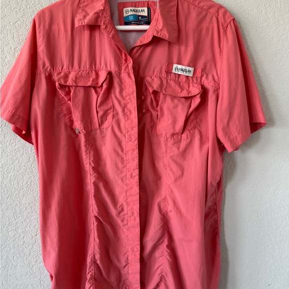 Magellan Outdoors Coral Fishing Shirt - Picture 1 of 5